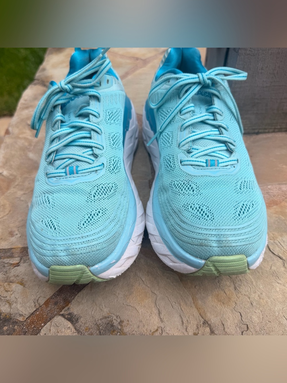 HOKA ONE Bondi 6  Women's Size 8.5
Sneakers Teal Running Shoes